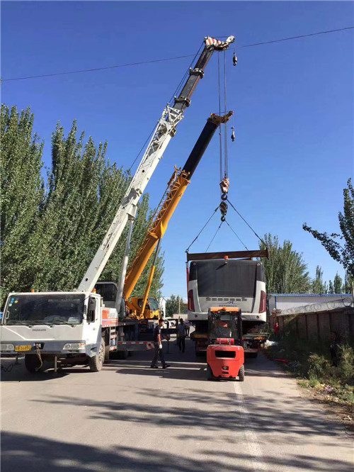 沭阳县港口集装箱搬运案例